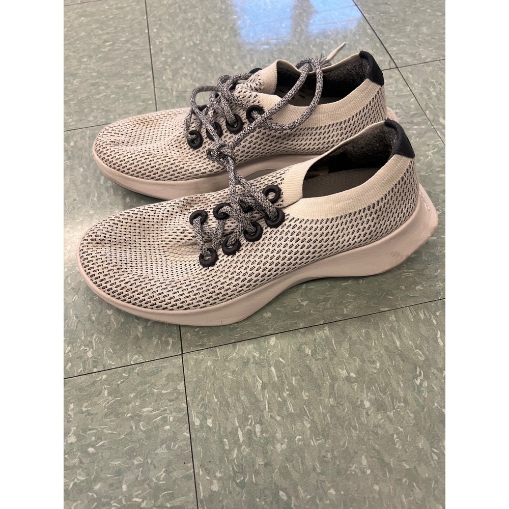 Allbirds TD Shoes Gray White  Tree Dasher Running Mens Size 10.5‎ Sneakers